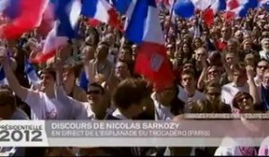 EVENEMENT,Meeting de Nicolas Sarkozy au Trocadero