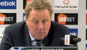 34e journée - Redknapp : ‘’Je ne me rappelle pas d’un mauvais match’’