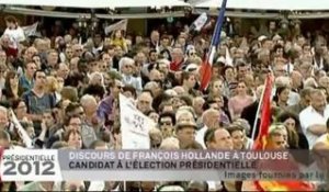 Dernier meeting de François Hollande à Toulouse