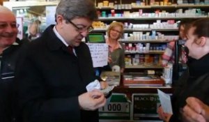 J.-L. Mélenchon gratte un Solitaire à Hénin-Beaumont...