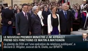 Le nouveau premier ministre arrive à Matignon