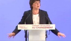 Discours de Martine Aubry à Hénin-Beaumont