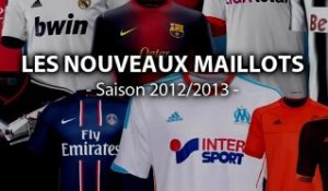 Les nouveaux maillots 2012-2013