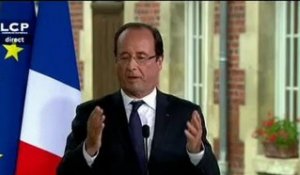 François Hollande demande une majorité