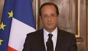 F. Hollande : réaction soldats tués (Suippes)