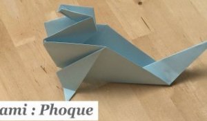Origami : Phoque en papier - HD