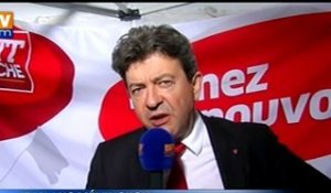 Jean-Luc Mélenchon tendu après sa défaite aux législatives