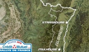 WRC - Rallye de France-Alsace 2012 - Le parcours en 3D