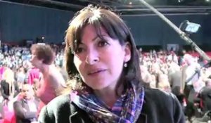 Anne Hidalgo au Meeting du Zénith