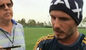 Football - Beckham : "Bien sûr, je suis déçu"