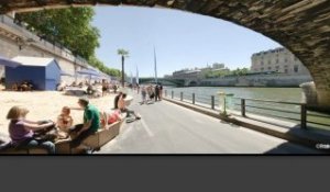 Paris Plages 2012 en panoramique