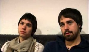 Panic! At the Disco 2008 interview - Ryan Ross and Jon Walker (part 1)