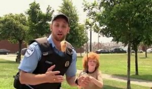 Policier mangeur de beigne