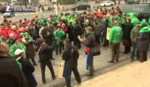Les syndicats se mobilisent à Bruxelles