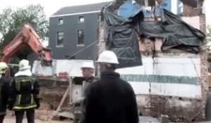 Welkenraedt le pignon d’une maison abritant 9 personnes s’effondre