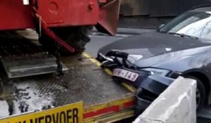Bruxelles:  accident Porte de Hal