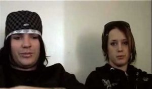 Sonic Syndicate 2008 interview - Robin Sjunnesson and Karin Axelsson (part 3)