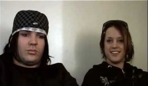 Sonic Syndicate 2008 interview - Robin Sjunnesson and Karin Axelsson (part 2)