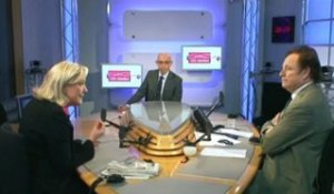 Marine Le Pen, invitée politique de Guillaume Durand