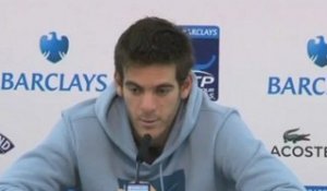 Masters de Londres - Del Potro : “Jouer agressif”