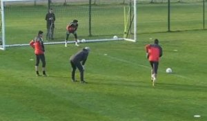 Entrainement Camp des Loges (15 novembre 2012)