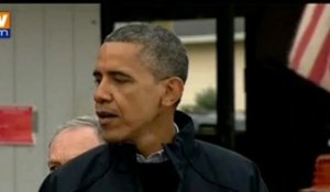 Obama dit son soutien et son optimisme aux sinistrés de Sandy à New York