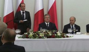 Discours à l'occasion du dîner officiel offert par le Président de la République de Pologne