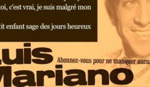 Luis Mariano Le Voyageur Sans Etoiles Paroles Lyrics Sur Orange Videos