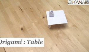 Origami : Comment faire une table en papier ? - HD