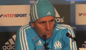 Olympique de Marseille / Baup : "On va faire front tous ensemble"