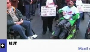 Zapping Actu du 04 Décembre 2012 - Manifestation d'handicapés en Grèce, Duel Mittal/Montebourg