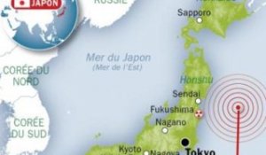 Violent séisme de 7,3 dans le nord-est du Japon, alerte au tsunami