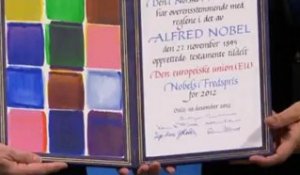 L'UE reçoit le prix Nobel de la Paix à Oslo