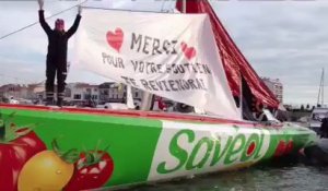 Vendée Globe 2012 : Samantha Davies de retour aux Sables d'Olonne