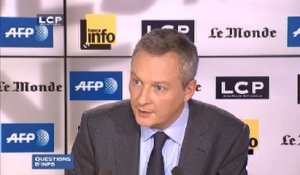 Questions d’info : Bruno Le Maire, député UMP de l’Eure