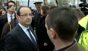 François Hollande chez Petroplus