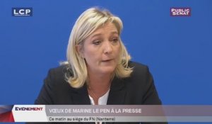 Évènements : Voeux de Marine Le Pen