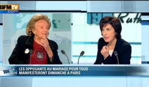 Bernadette Chirac : "Ce n'est pas la place des vieilles dames d'aller dans les manifestations"