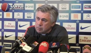 Conférence de Carlo Ancelotti avant PSG-Ajaccio