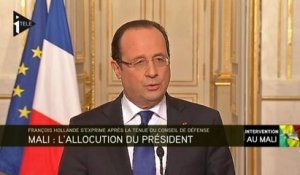 F. Hollande : "notre mission n'est pas achevée au Mali"