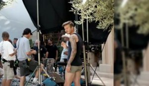 David Beckham en sous-vêtement pour une pub