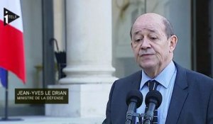 Réunion interministérielle : Jean-Yves Le Drian fait le point