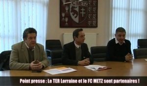 Le TER Lorraine et le FC METZ deviennent partenaires et lancent de nouveaux produits de transport pour les Lorrains