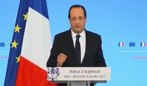 Hollande : "Je respecterai strictement le discours prononcé à Dakar"