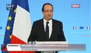 Évènements : Les vœux de François Hollande à la presse