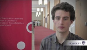 Rencontre avec la jeunesse franco-allemande : Valentin #Elysee50