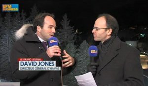 Davos 2013 : David Jones, directeur général d’Havas - 25 janvier - BFM : Le Grand Journal 1/4