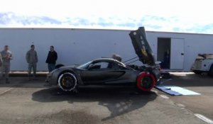 Hennessey Venom GT : accélération de 0 à 300km en 13 secondes
