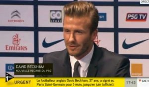 David Beckham : "Il va falloir que je révise mon français"