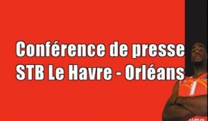 conference de presse STB Le Havre - Orléans